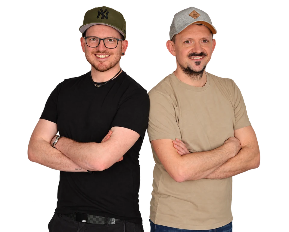 Tobias Rößler und Kolja Koglin von Dreierpasch, freigestellt